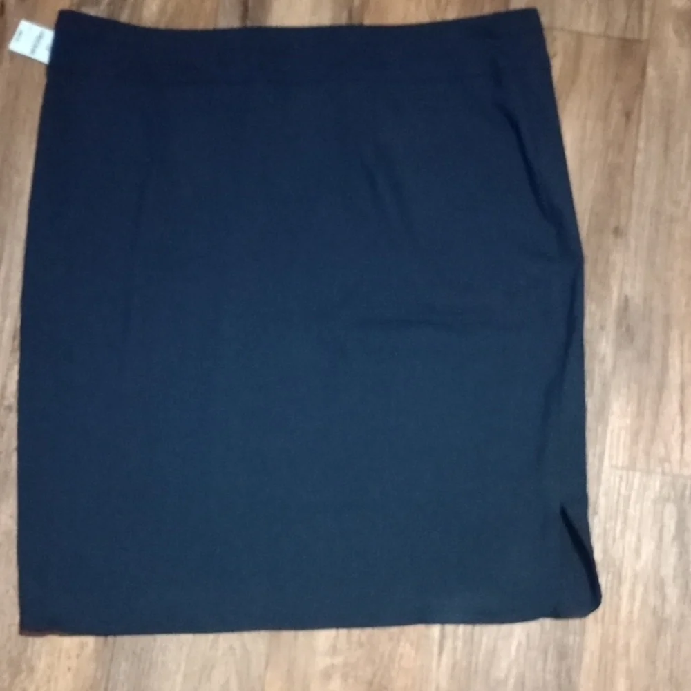 Alfani Blue Pencil Skirt Professional Office Wear Comfortable Midi